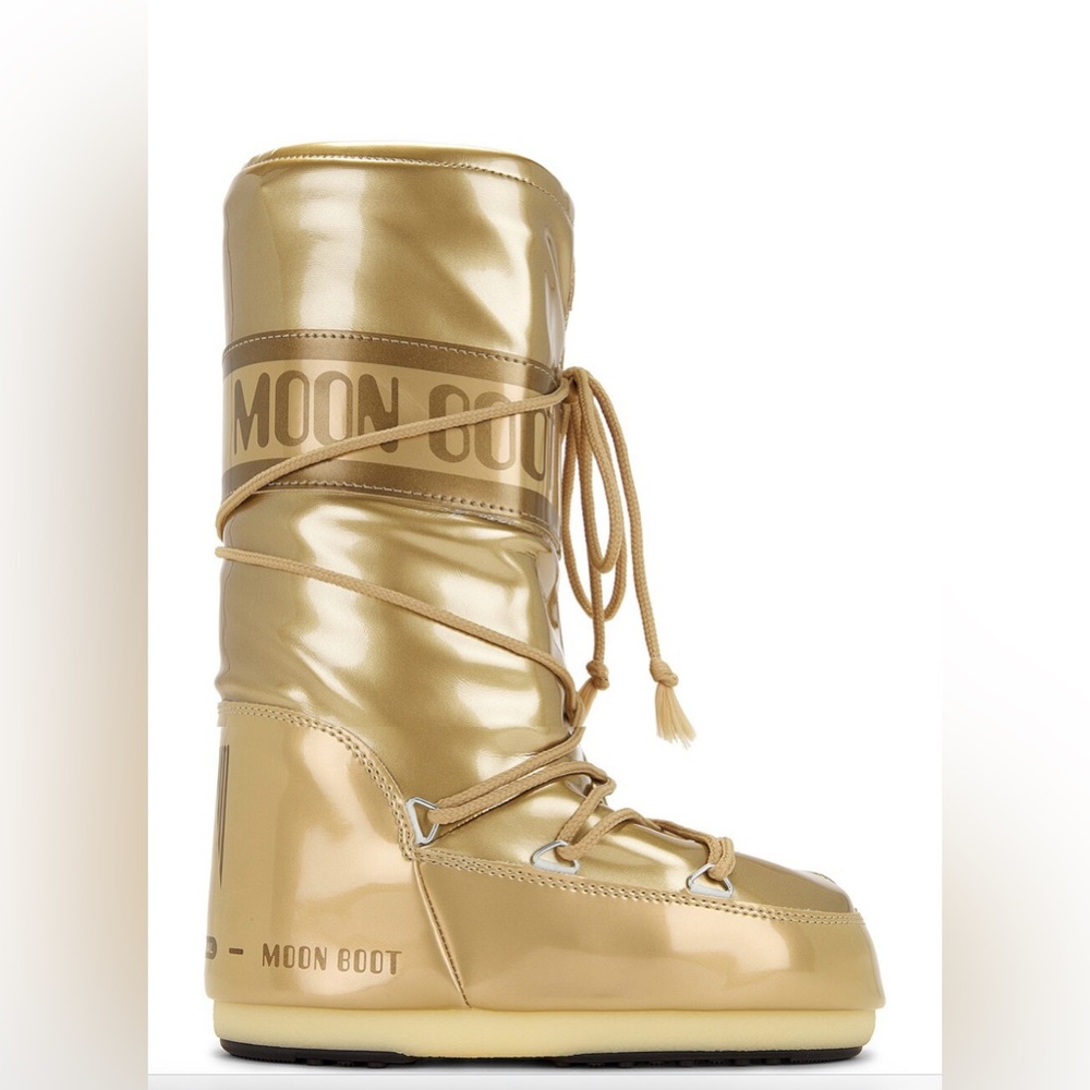 MOON BOOT
Icon Vinile Met Boot champagne color